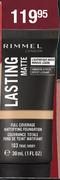 Rimmel Lasting Matte-30ml
