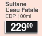Jeanne Arthes Paris Sultane L'eau Fatale EDP-100ml