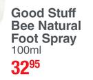 Good Scuff Bee Natural Foot Spray-100ml
