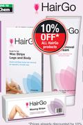Hair Go Hair Removal Cream Regular Or Sensitive-125ml Each