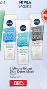 Nivea 1 Minute Urban Skin Detox Mask-75ml Each