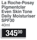 La Roche-Posay Pigmentclar Even Skin Tone Daily Moisturiser SPF30-40ml