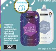 Freeman Cosmic Holographic Hydrating Amethyst Or Balancing moonstone Peel Off Mask-35ml Each