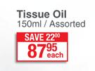 Johnson's Tissue Oil-150ml Each