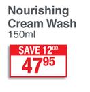 Johnson's Nourishing Cream Wash-150ml 