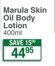Portia Marula Skin Oil Body Lotion-400ml 