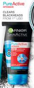 Garnier SkinActive 3 In 1 Charcoal Anti Blackhead Wash, Scrub & Mask-150ml