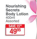 Dove Nourishing Secrets Body Lotion-400ml