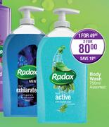 Radox Body Wash-750ml Each