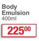 Bionike Body Emulsion-400ml Each
