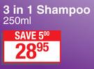 Dark And Lovely 3 In 1 Shampoo-250ml