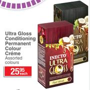Inecto Ultra Gloss Conditioning Permanent Colour Creme-Each