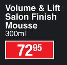 TRESemme Volume & Lift Salon Finish Mousse-300ml