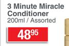 Pantene 3 Minute Miracle Conditioner-200ml
