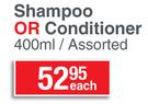 Pantene Shampoo Or Conditioner-400ml Each