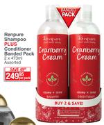 Renpure Shampoo + Conditioner Banded Pack-2x473ml Per Pack
