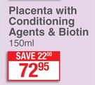 Nu-Hair Placenta With Conditioning Agents & Biotin-150ml 