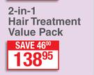 Nu-Hair 2 In 1 Hair Treatment Value Pack