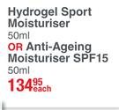 Nutrimen Hydrogel Sport Moisturiser 50ml-Each