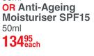 Nutrimen Anti Ageing Moisturiser SPF15-50ml 