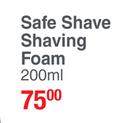 Bionike Safe Shave Shaving Foam-200ml