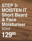 L'Oreal Short Beard & Face Moisturiser-50ml