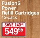 Gillette Fusion 5 Power Refill Cartridges 12 Pack