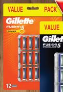 Gillette Fusion 5 Power Refill Cartridges 12 Pack