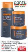 Cantu Shea Butter Men's Leave-In Conditioner 370g 