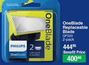Philips Oneblade Replaceable Blade QP220-2'S Per Pack
