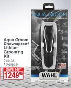 Aqua Groom Showerproof Lithium Grooming Kit-16 Piece