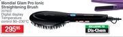 Mondial Glam Pro Lonic Straightening Brush