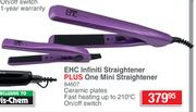 EHC Infiniti Straightener Plus One Mini Straightener