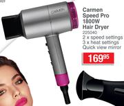 Carmen Speed Pro 1800W Hair Dryer