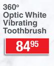 Colgate 360° Optic White Vibrating Toothbrush