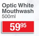 Colgate Optic White Mouthwash-500ml