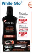 White Glo Charcoal Mouthwash-500ml Each