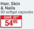 Dischem Gold Hair, Skin & Nails Softgel Capsules-30's