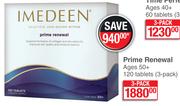 Imedeen Prime Renewal Ages 50+ Tablets 120's-For 3 Packs