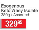 NPL Exogenous Keto Whey Isolate-380g Each