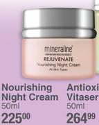 Mineraline Rejuvenate Nourishing Night Cream-50ml