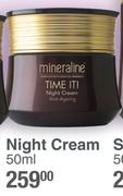 Mineraline Time It Night Cream-50ml