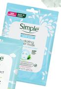 Simple Sensitive Skin Experts Pollution Hydrating Sheet Mask With Minerals & Plant Extract-21ml 