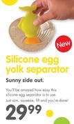 Silicon Egg Yolk Separator