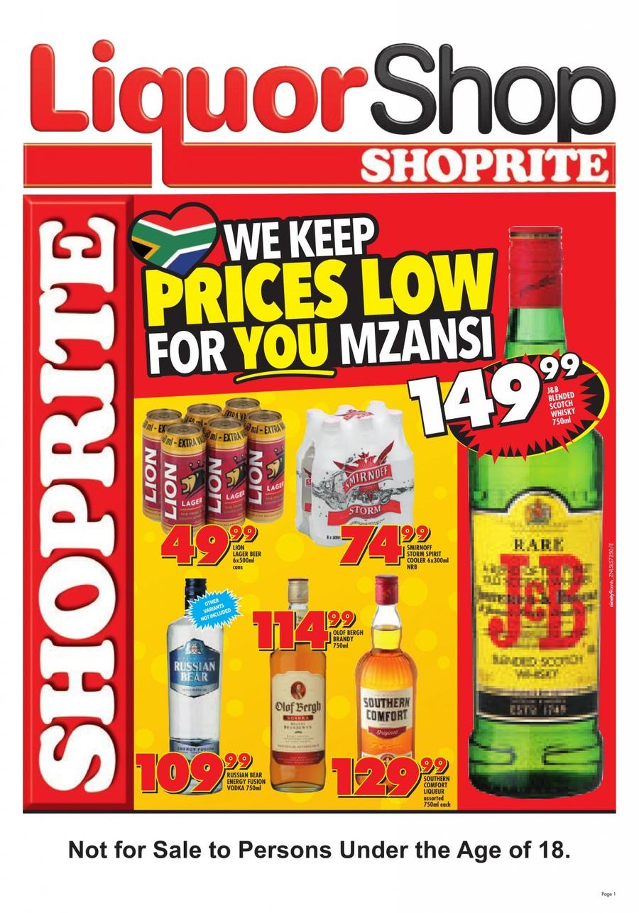 Shoprite KZN : Liquor Shop (23 Apr - 05 May 2018) — m.guzzle.co.za