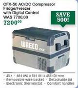 Waeco CFX-50 AC/DC Compressor Fridge/Freezer With Digital Control