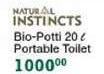Natural Instincts Bio Potti 20Ltr Portable Toilet