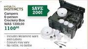 Natural Instincts Campers 6 Person Crockery Box