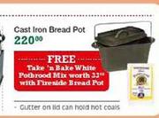 Fireside Cast Iron Bread Pot