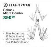 Leatherman Rebar + Micra Combo